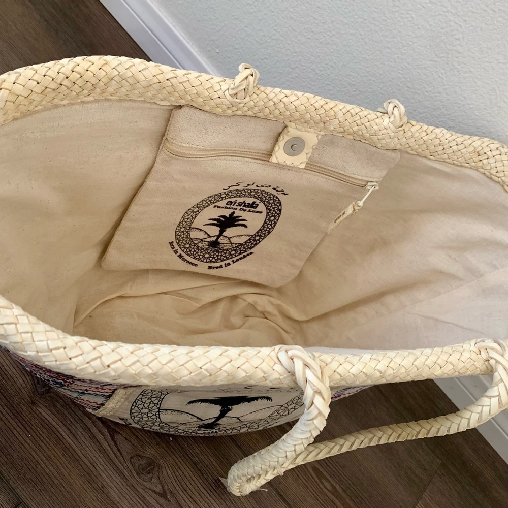 NWT Designer En Shalla Beaded Nautical Bag 12/20 Inch - Picture 8 of 14